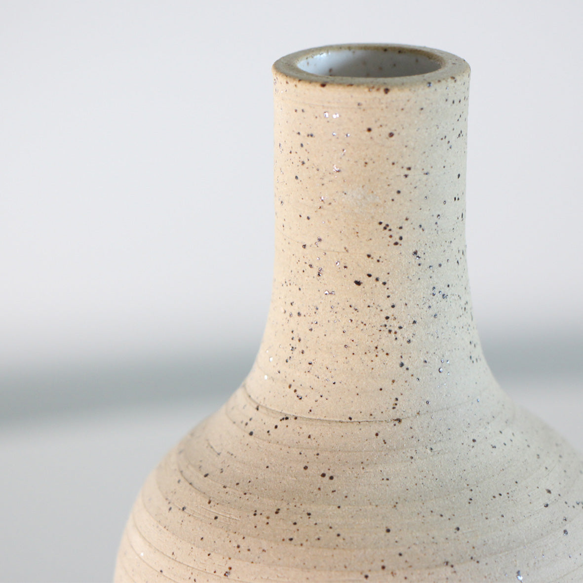 unglazed decorative vase| Bora Bora wish bottle