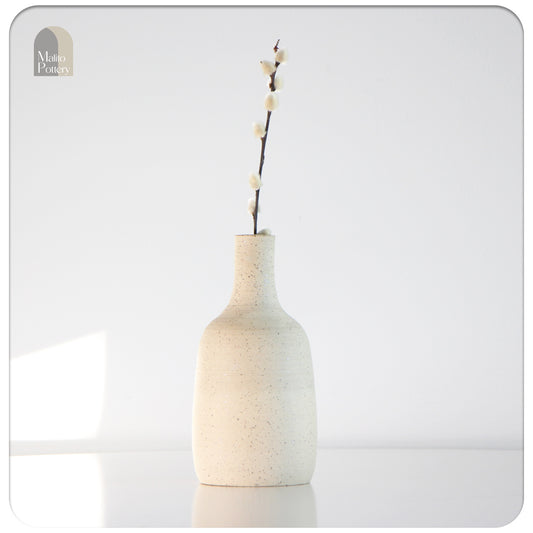 unglazed decorative vase| Bora Bora wish bottle