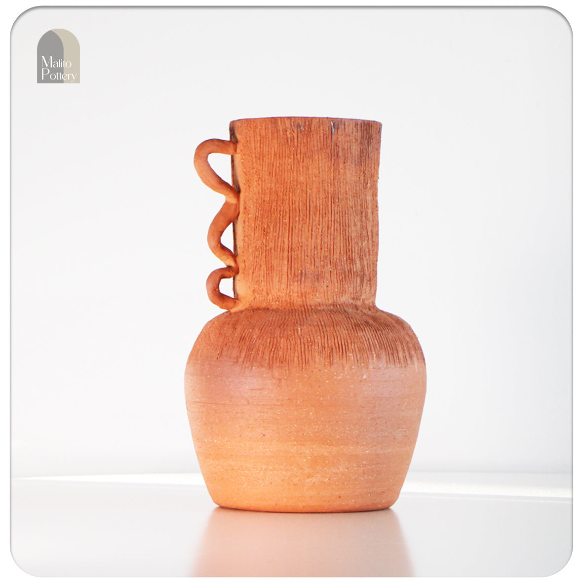 Handmade Ceramic Vase | Garofano Arancione